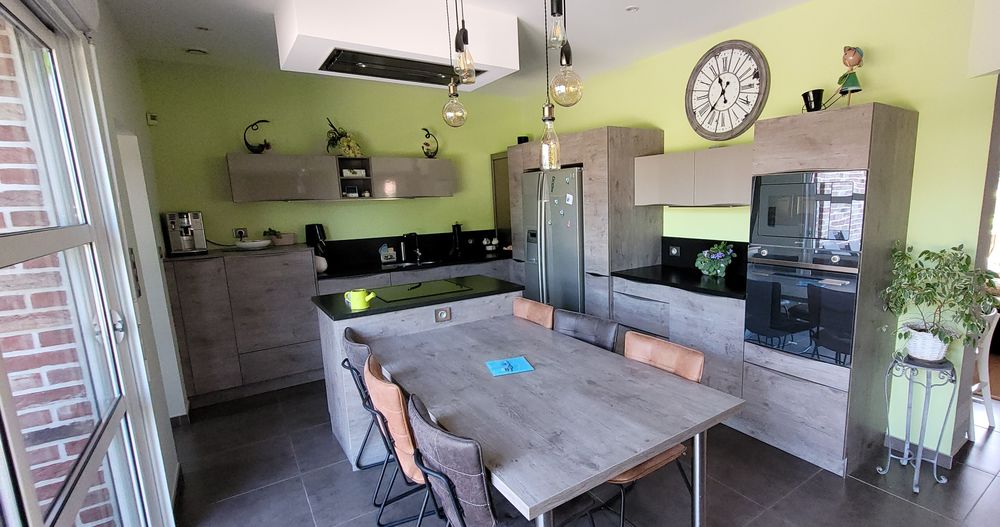 A SAISIR cuisine �quip�e SCHRODER ch�ne gris ! 0 Th�rouanne (62)