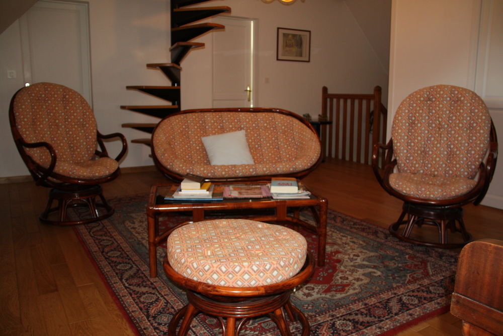 A SAISIR SALON EN ROTIN 8 PIECES ETAT PARFAIT 600 Vailly-sur-Aisne (02)