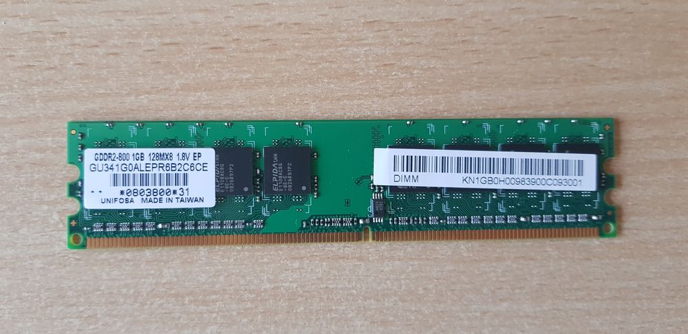 Saisissez le titre Desktop RAM GDDR2-800 1GB 12 Carnon Plage (34)