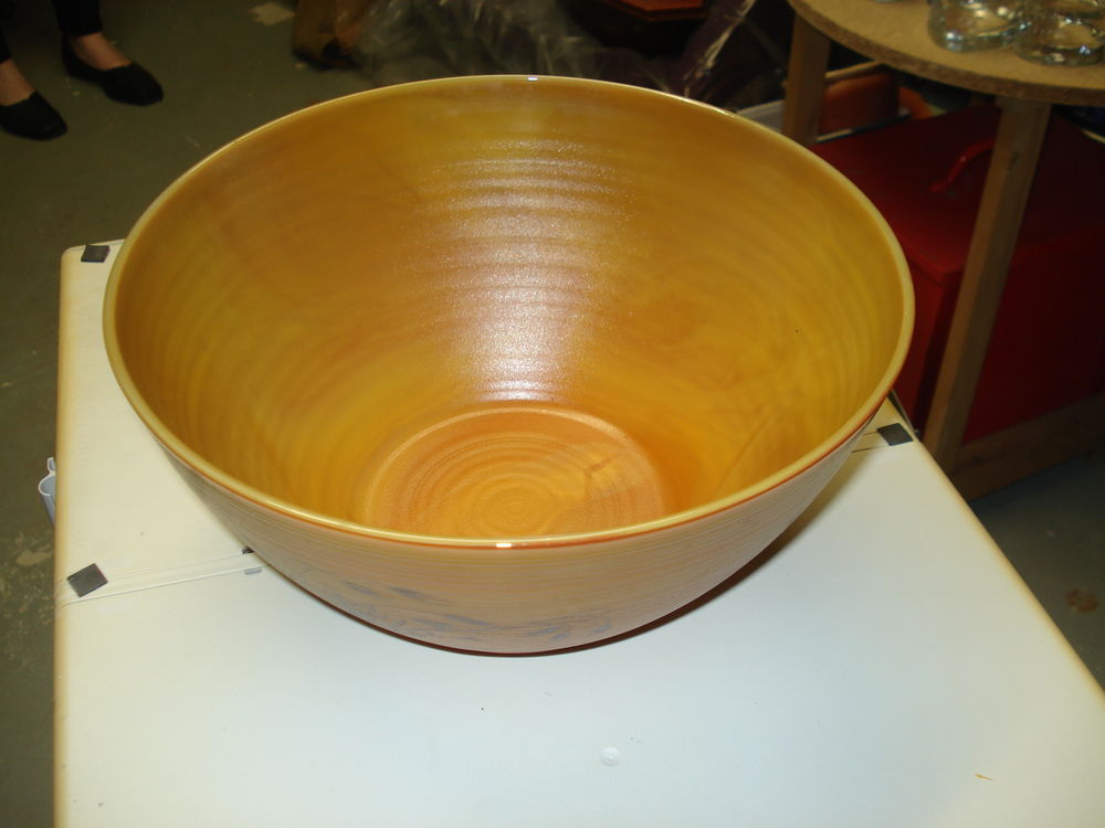 Saladier marron avec �pis de bl� sur le c�t� 0 M�rignies (59)