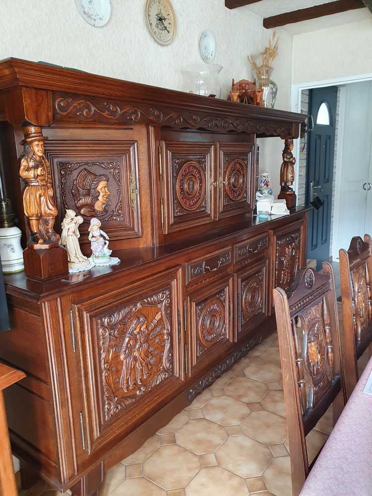 Salle � manger et chambre en ch�ne massif  excellent etat 0 Magnanville (78)