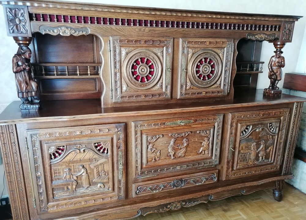 salle a manger chene massif 200 Laval (53)