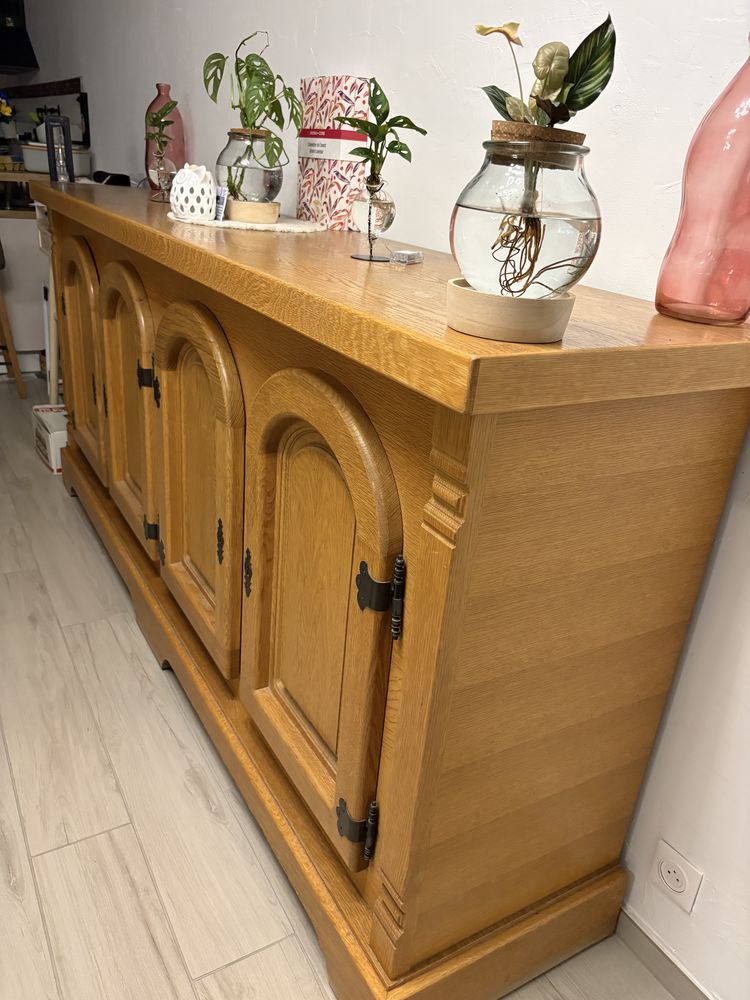 Salle � manger en ch�ne dor� 250 Coincy (02)