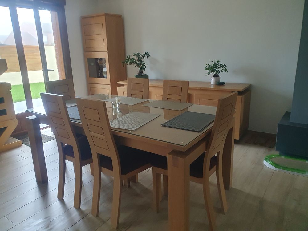 Salle � manger compl�te en bois 500 Leers (59)
