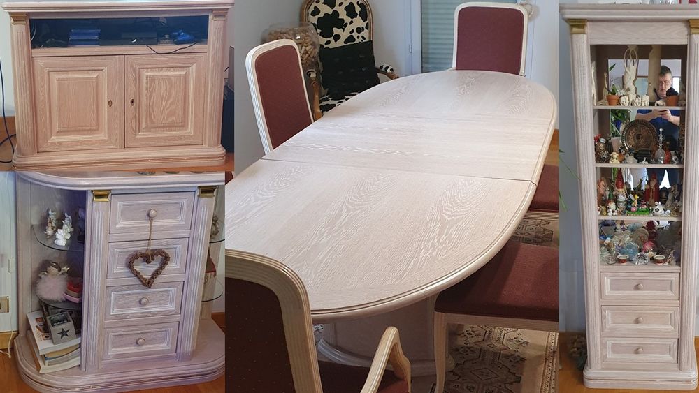 : salle � manger compl�te avec table+6 chaises 140 Marange-Silvange (57)