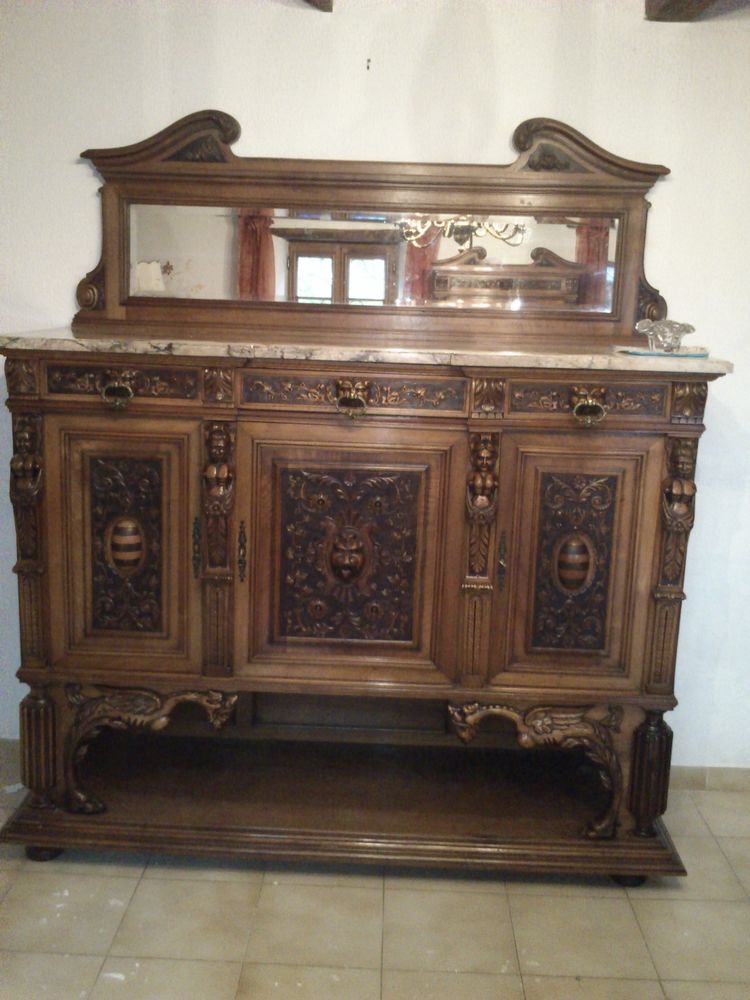 salle � manger  en noyer style renaissance 1800 Lauzerte (82)