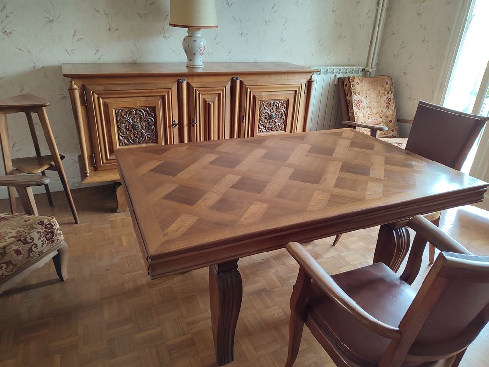 Salle � manger noyer massif 480 Valence (26)