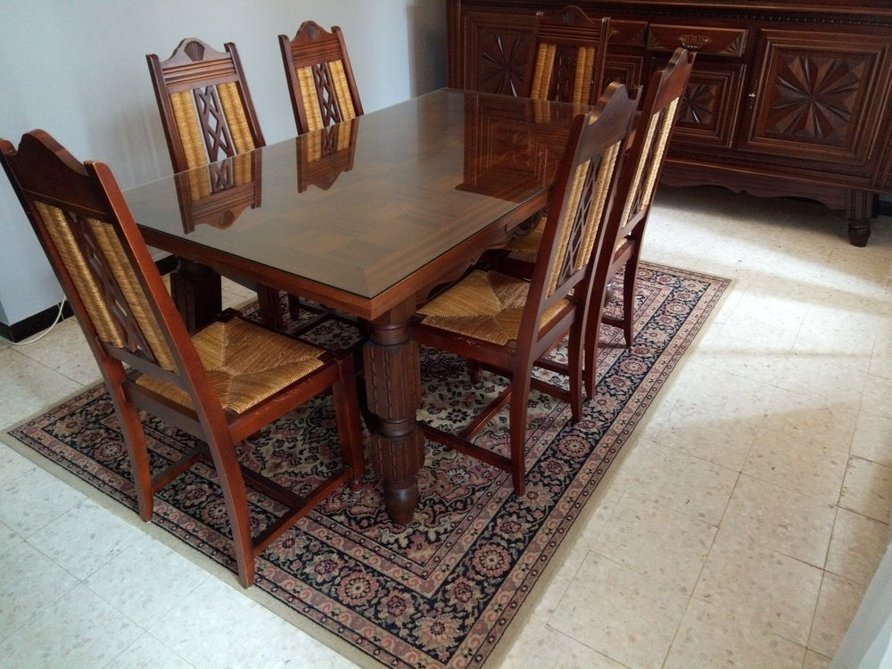 SALLE DE SEJOUR COMPLETE ACAJOU(STYLE BASQUE) 500 Fabr�gues (34)