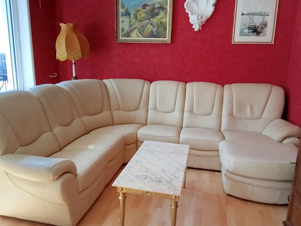 Salon d'angle avec m�ridienne fixe sur coffre  Bel Air  1500 Boulogne-sur-Mer (62)