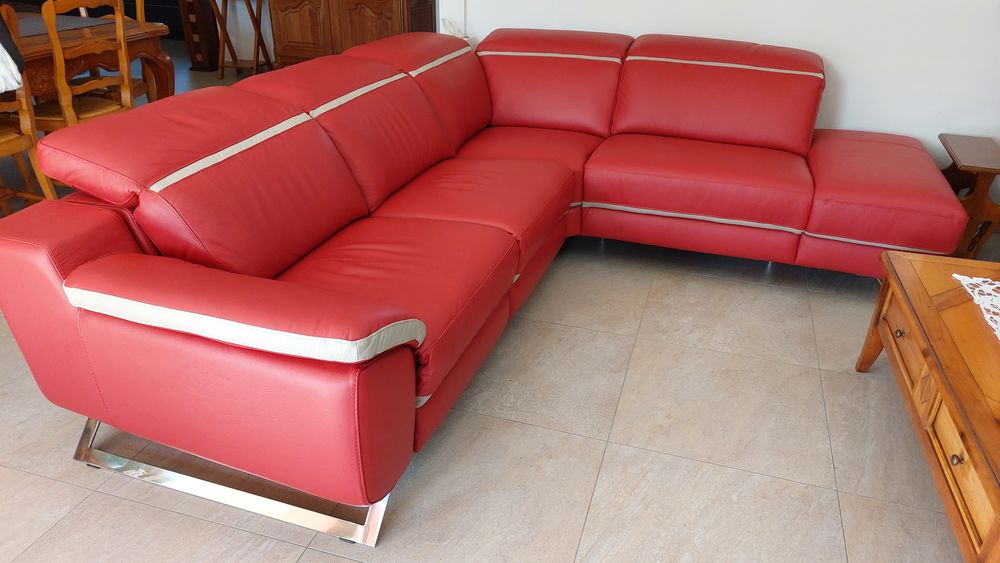 Salon d'angle en cuir 3000 L�hon (22)