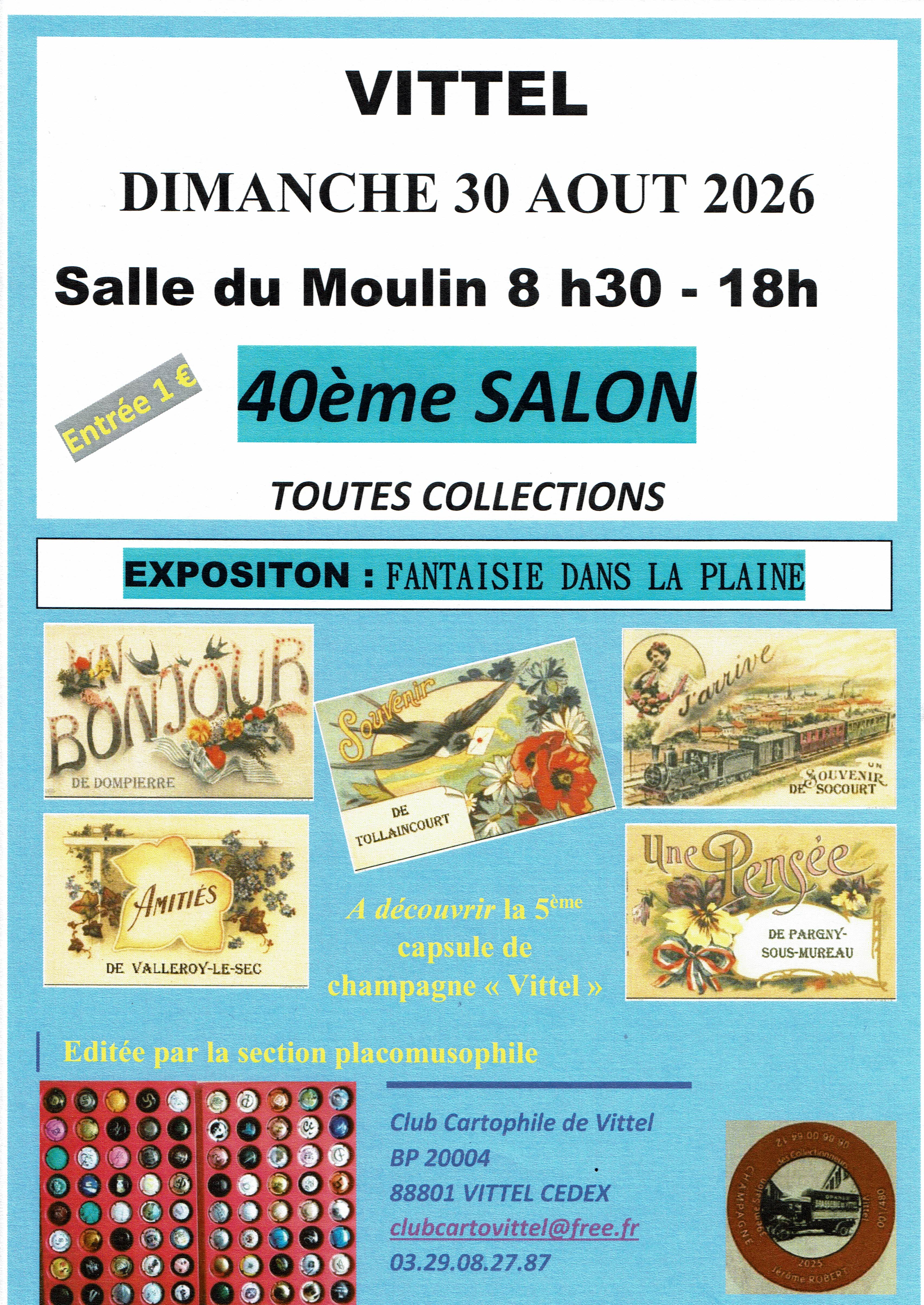 40 &eacute;me salon des collectionneurs 0 Vittel (88)