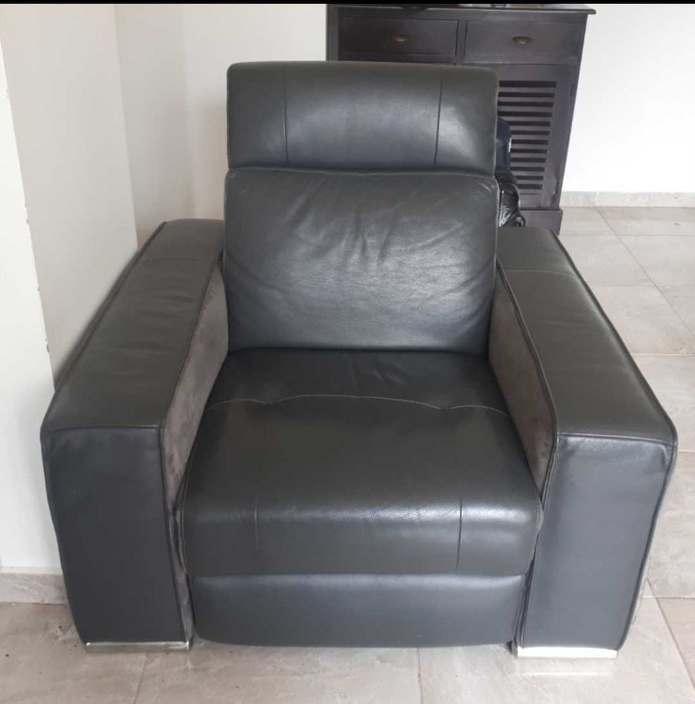 Salon cuir �lectrique gris 500 Argenteuil (95)