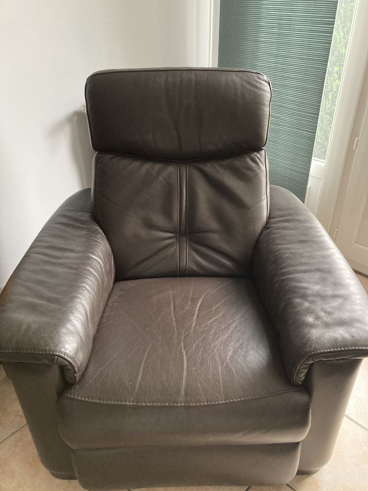 SALON CUIR MARRON 0 Roncherolles-sur-le-Vivier (76)