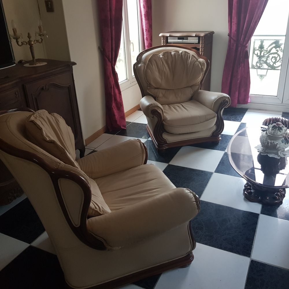 salon cuir 3 pi�ces 400 Beauvais (60)