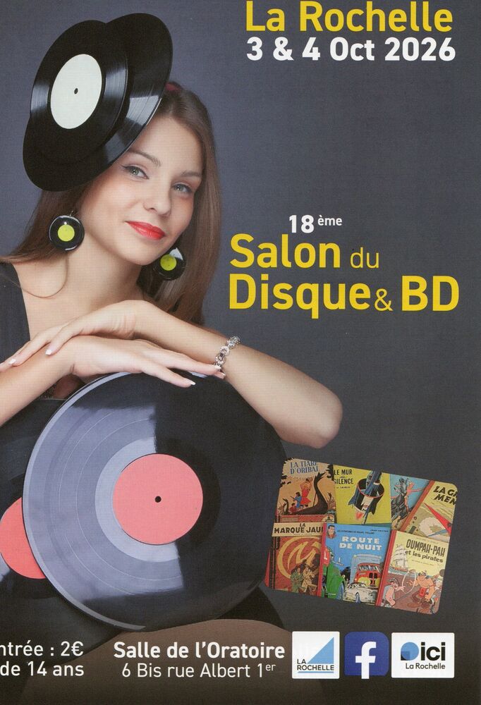 Salon du Disque et BD de La Rochelle (17) 0 La Rochelle (17)