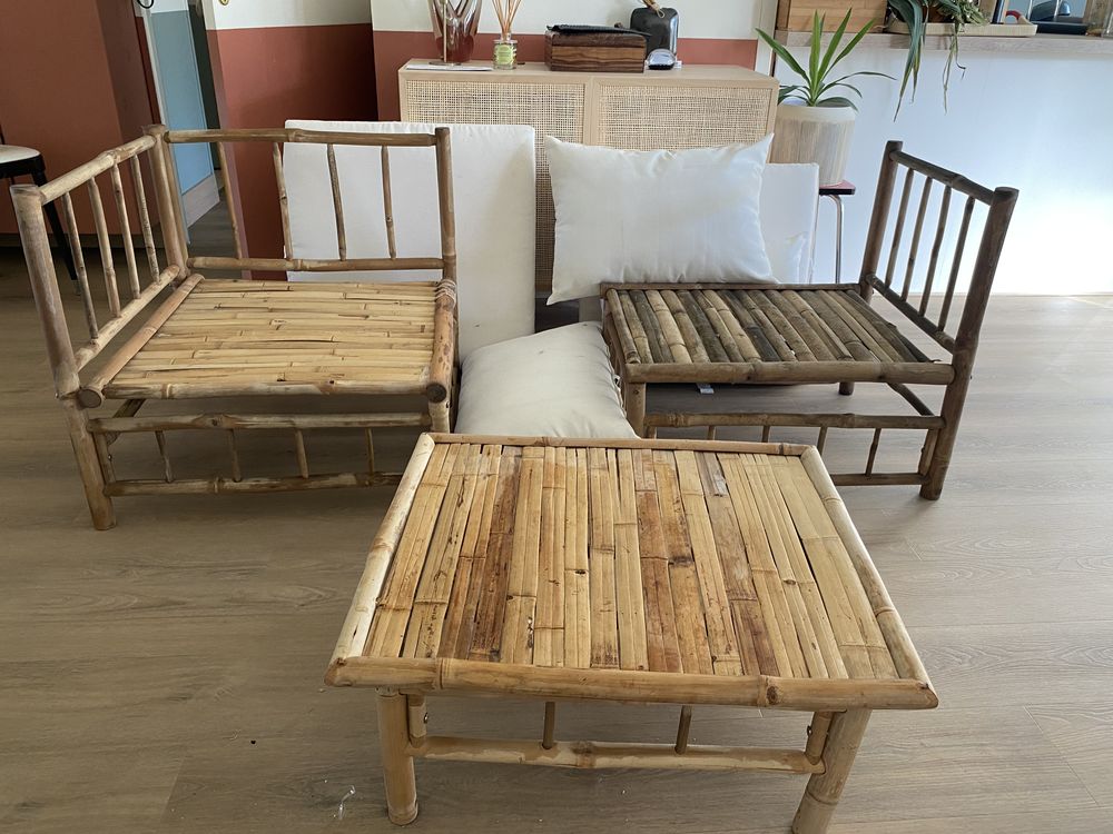 Salon de jardin en bambou 40 Saint-Brieuc (22)