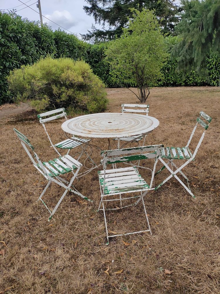 Salon de jardin blanc 180 Avermes (03)