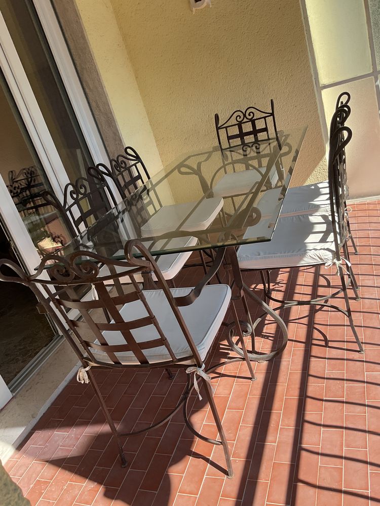 Salon de jardin en fer forg� 350 Menton (06)