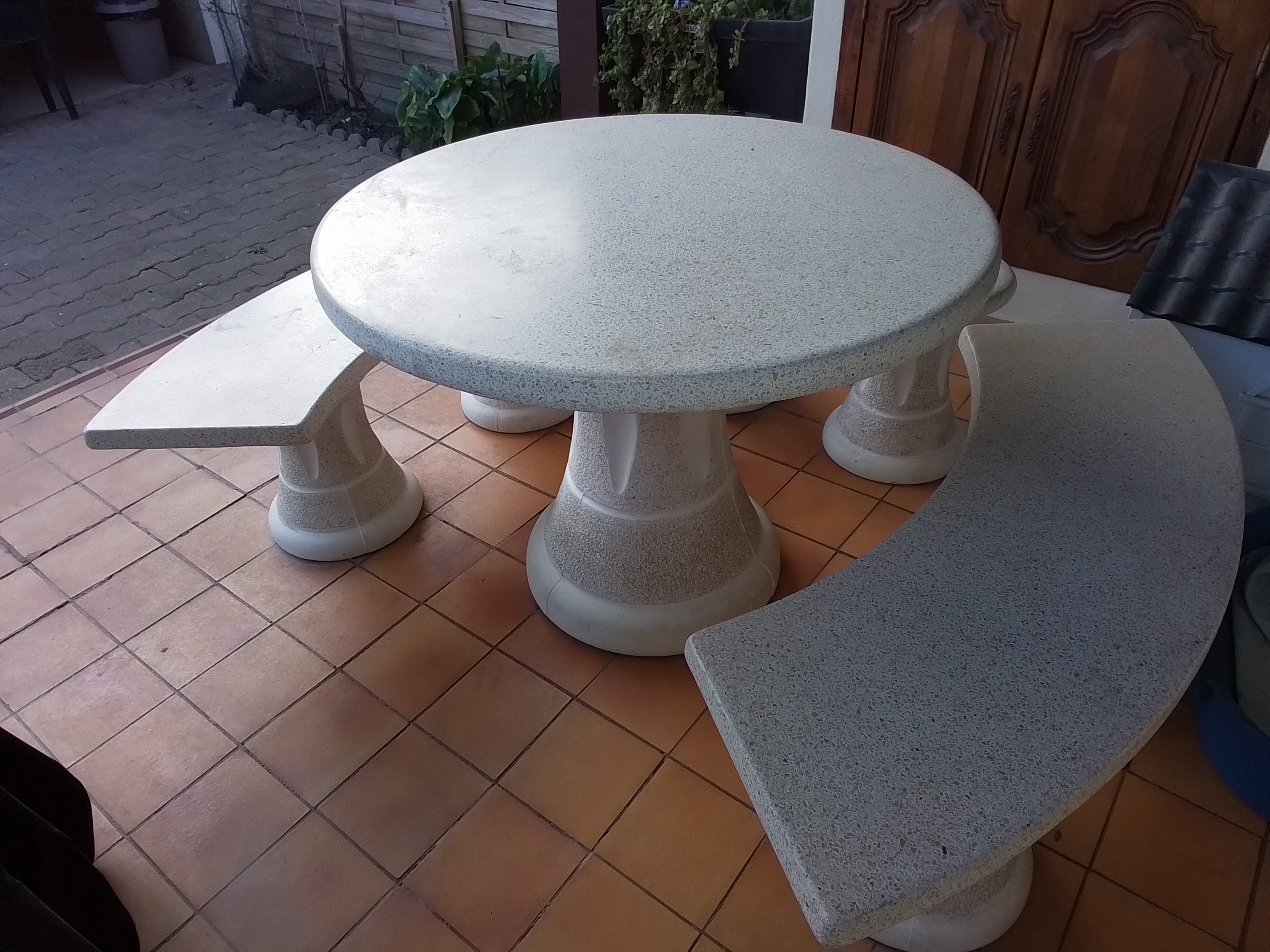 Salon jardin en pierre 500 Saint-Laurent-de-la-Salanque (66)