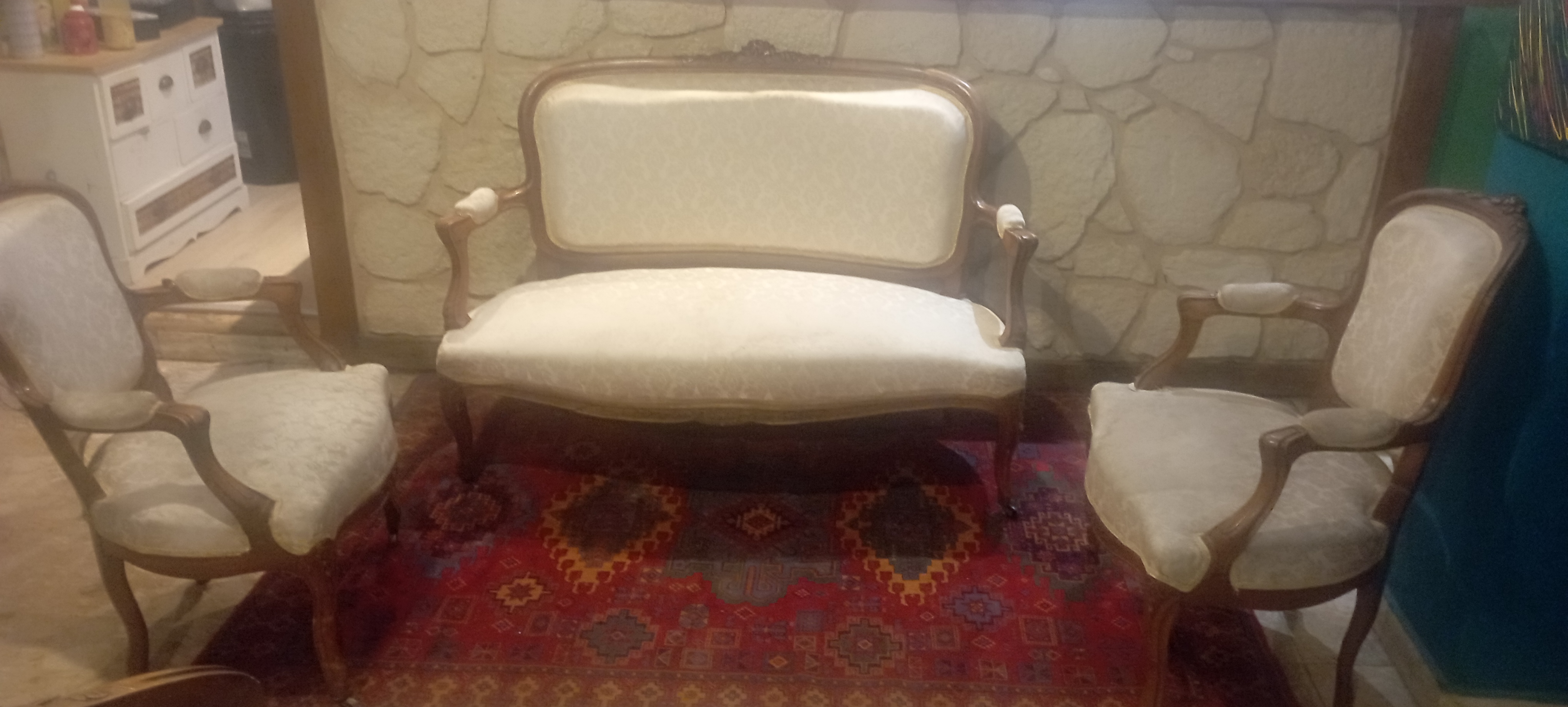 Salon magnifique louis XVI avec 4 fauteuils 350 Rouen (76)