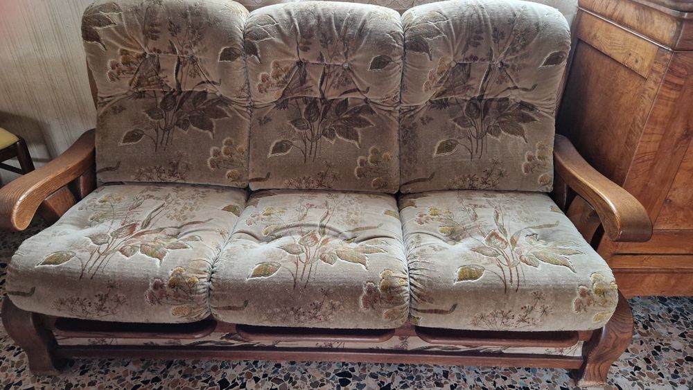 Salon 3 places convertible + 2 fauteuils . 120 Saint-Claude-de-Diray (41)