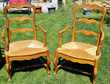 Salon provençal : Radassier 2 places   Paire de fauteuils 350 Saint-Jean-de-Crieulon (30)