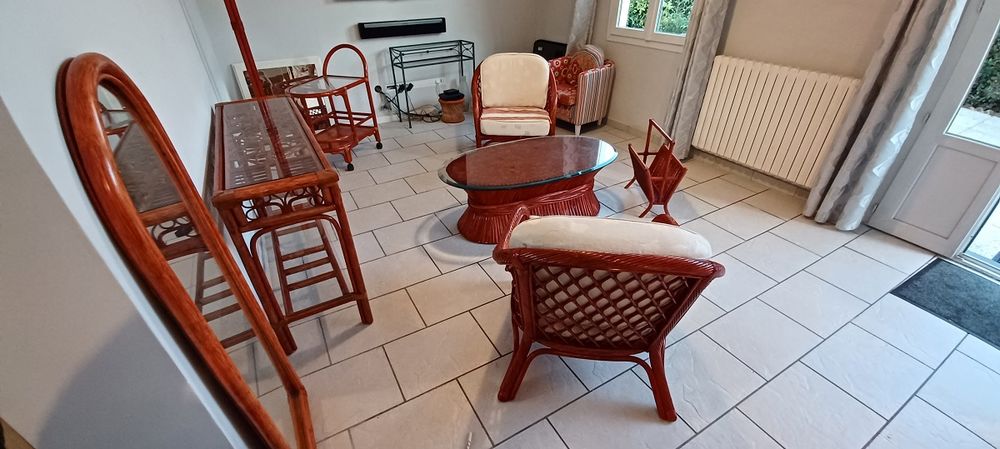 Salon salle � manger rotin 50 Anglet (64)