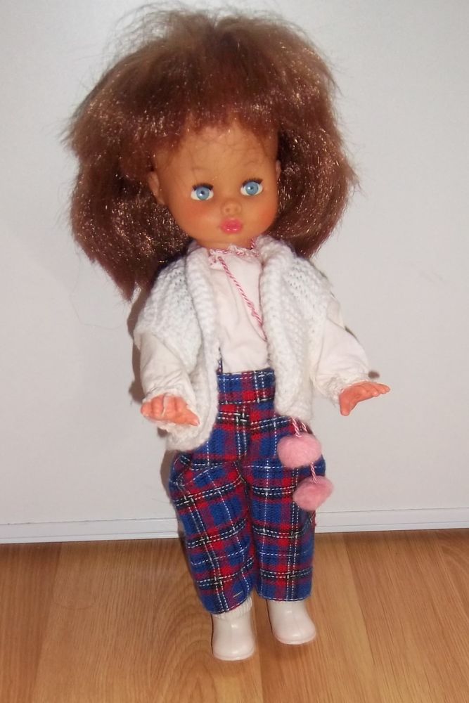 Salopette chemisier gilet poup�e ancien 1 Colombier-Fontaine (25)