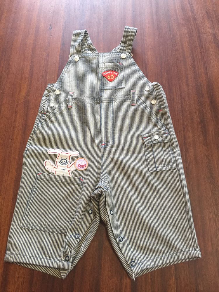 Salopette enfant gar�on ray�e   La compagnie des petit 4 Saleilles (66)