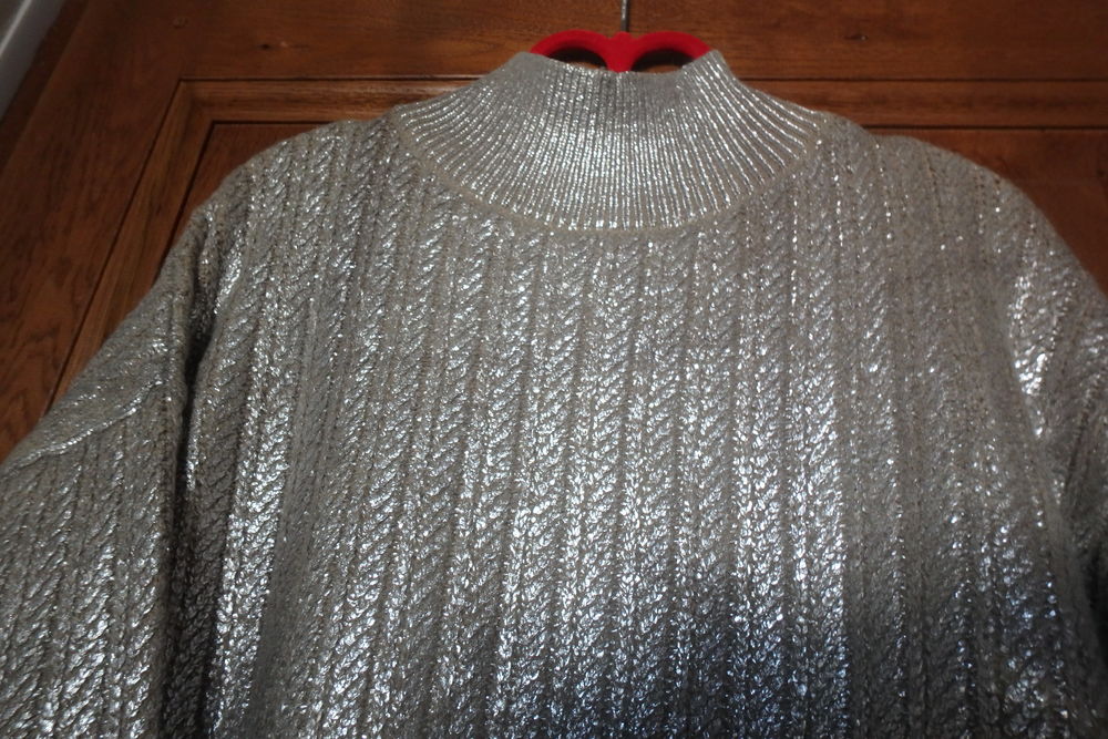 Salsa pull � col montant gris argent taille L,  40 � 44 neuf 39 Colmar (68)