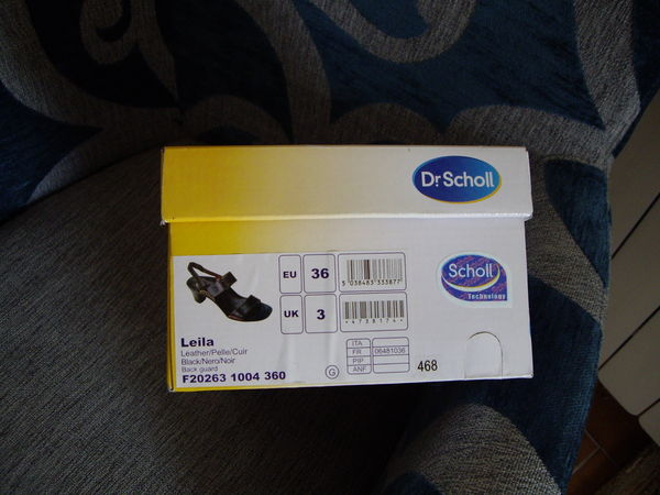 Sandale Dr Scholl Cuir noir 20 Lannion (22)