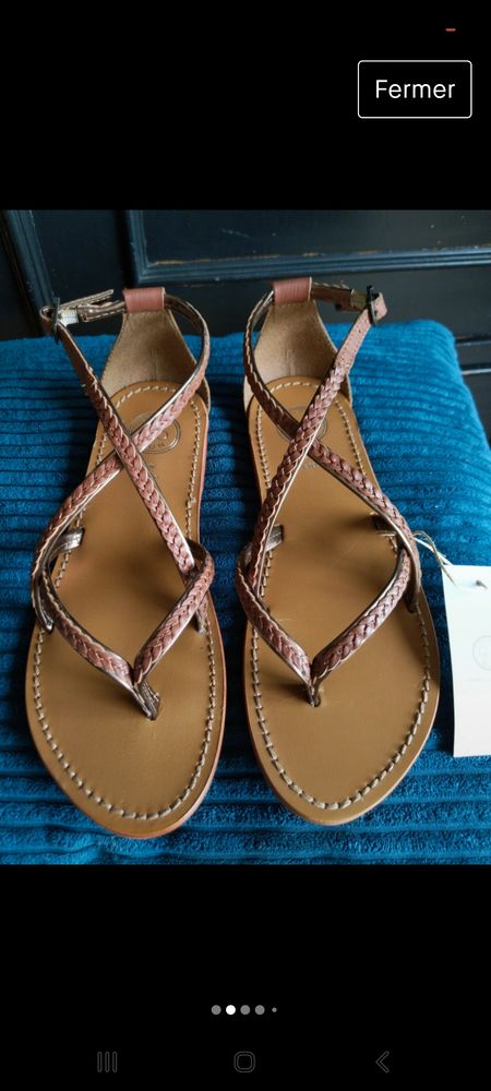 Sandale white sun 19 Montlh�ry (91)