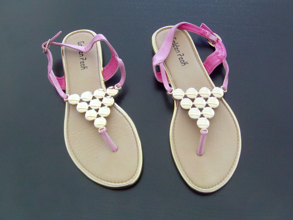 Sandales rose pointure 40 10 Les B�ties (70)