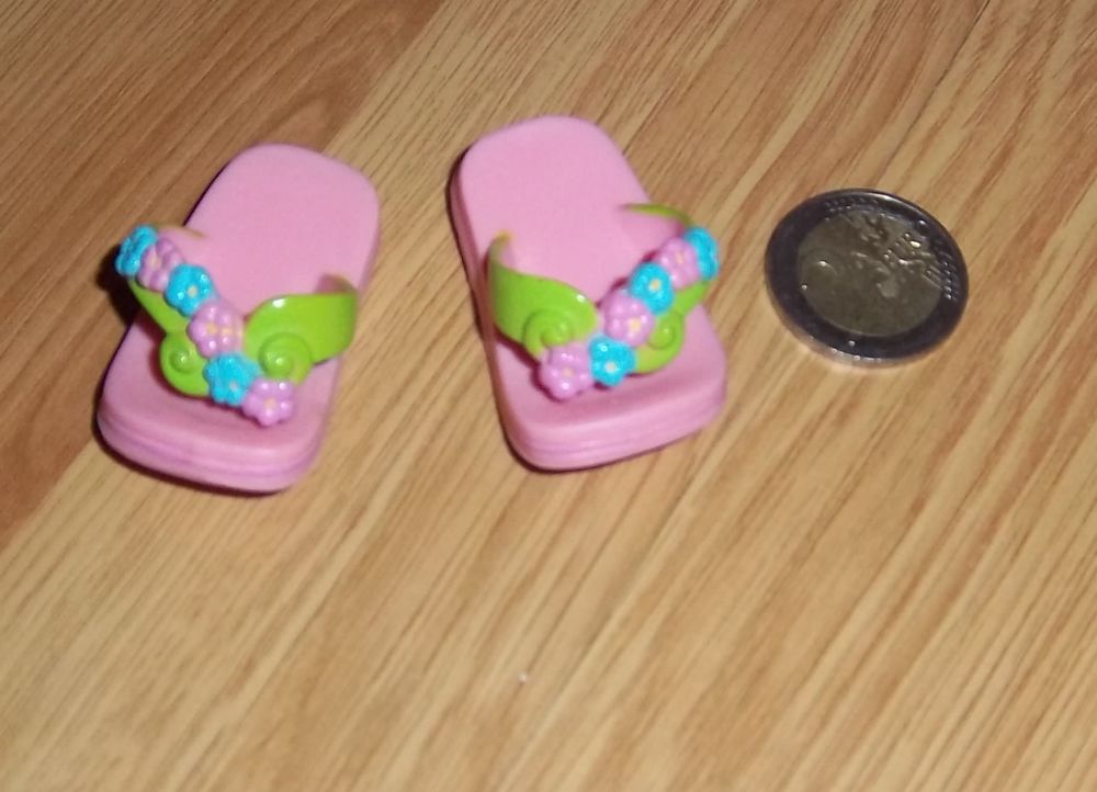 Sandales roses poup�e Dora 4 Colombier-Fontaine (25)