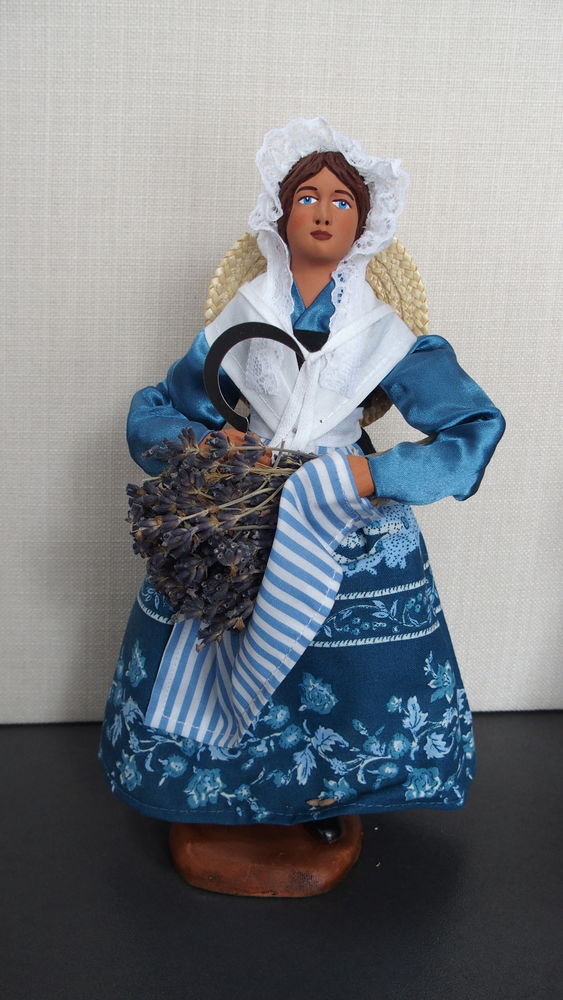 SANTON DE PROVENCE DI LANDRO - FEMME LAVANDE (22 cm) 0 Nompatelize (88)