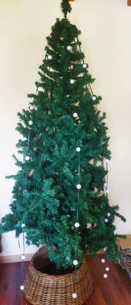 sapin 2m40+guilande �lectrique et cache pied 50 Montr�sor (37)