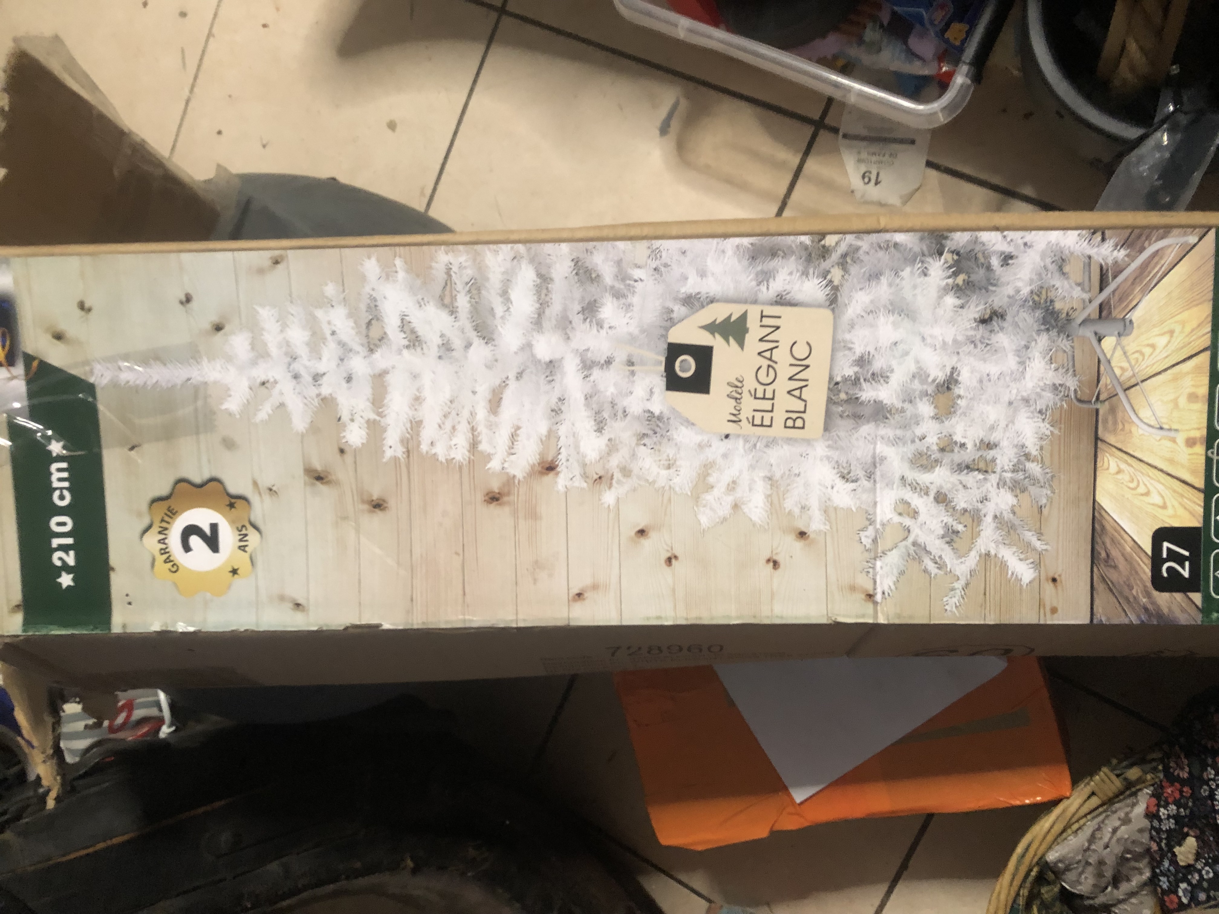 Sapin de noel blanc 20 Poitiers (86)