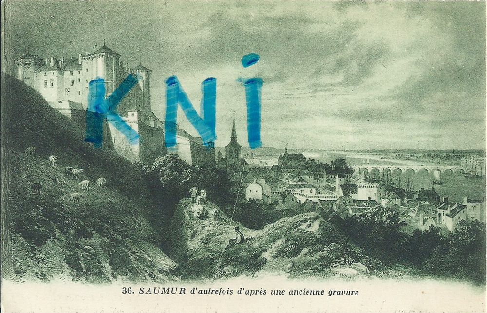 49     Saumur , d'autrefois 5 Tours (37)
