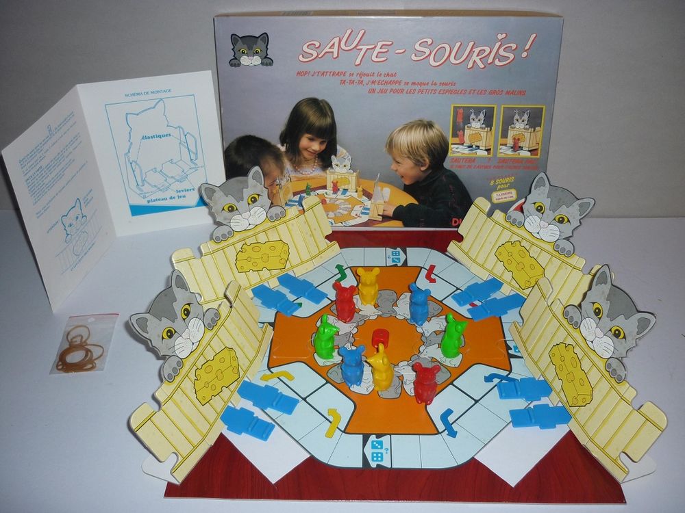 SAUTE-SOURIS Jeu de soci�t� sur plateau Par DUJARDIN 1987 20 Loivre (51)