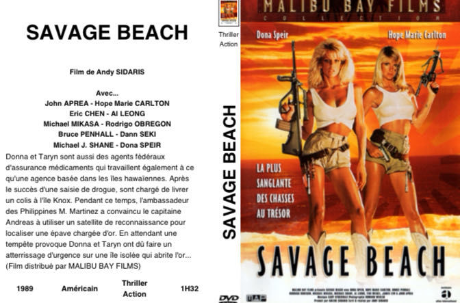   Savage Beach   - RARE EN VF 15 Claye-Souilly (77)