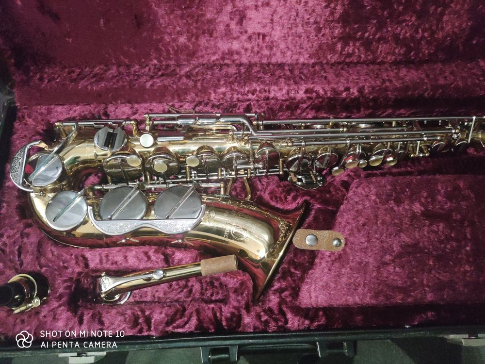 Saxophone  alto amati en fa anche alto Rico état neuf 500 Lézignan-Corbières (11)