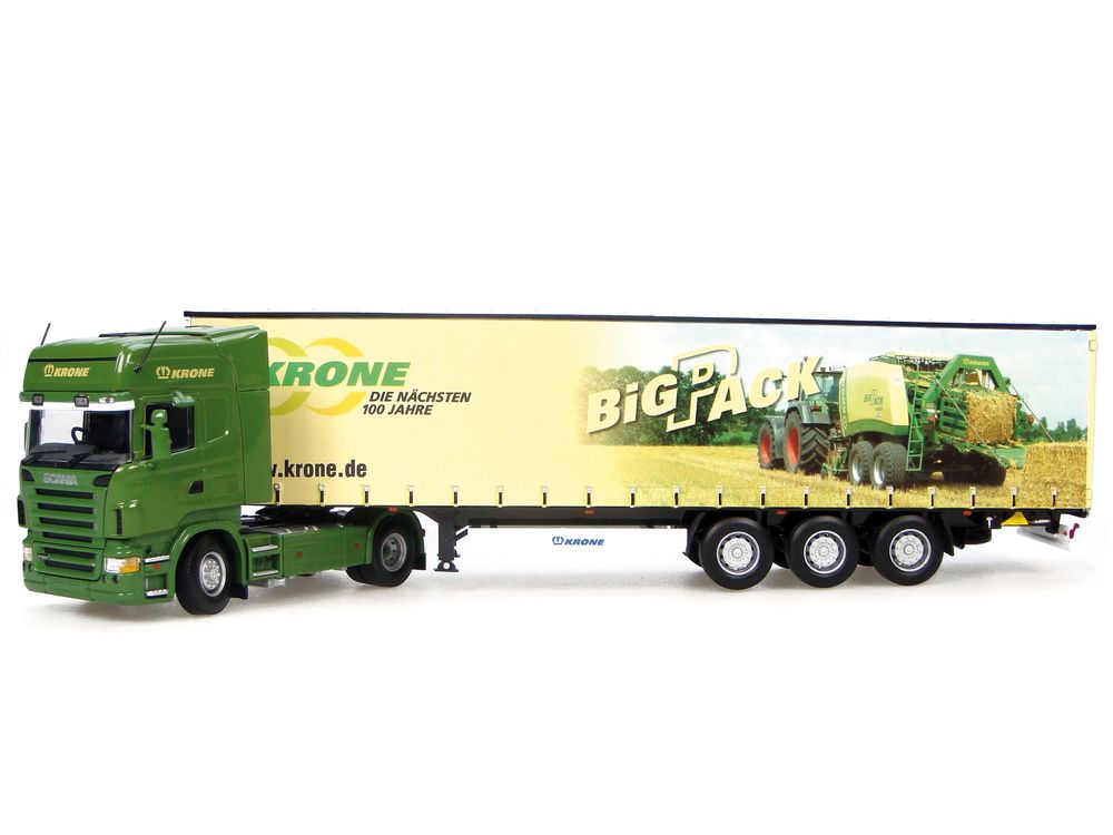 SCANIA +KRONE BIG PACK Fabriqu� par Universal Hobbies - Eche 65 Coudekerque-Branche (59)
