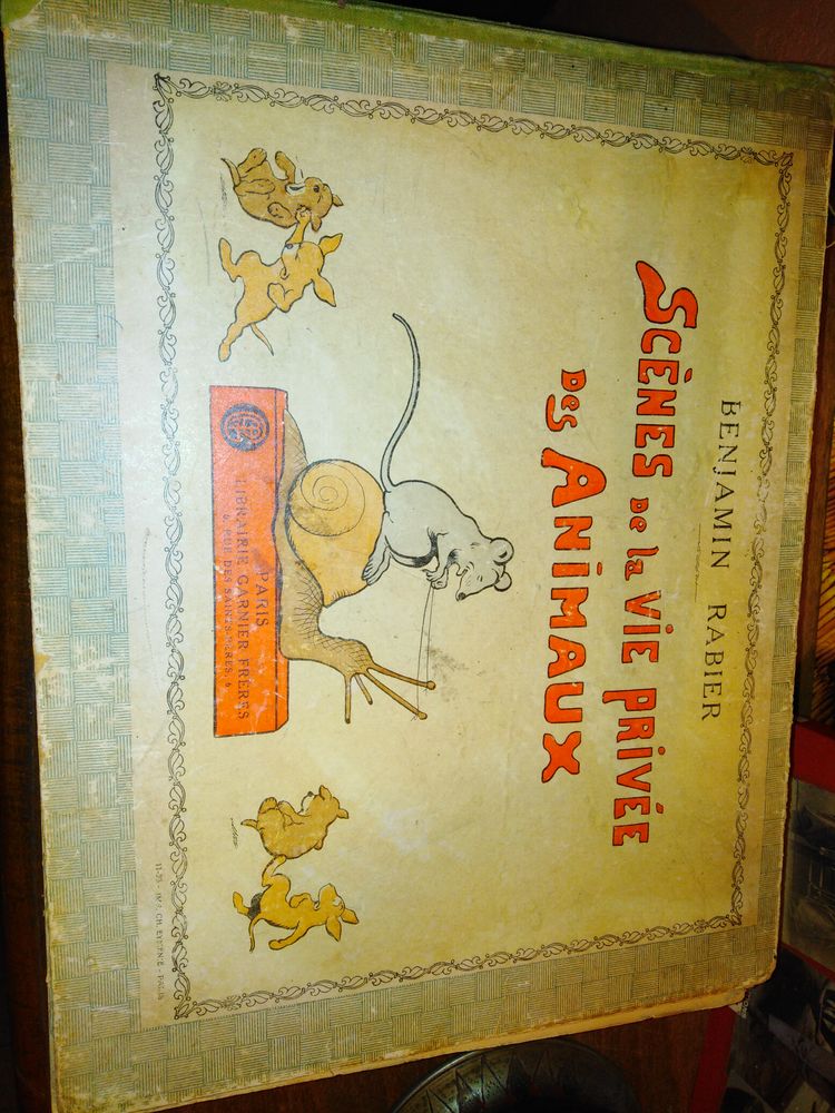 Sc�nes de la vie priv�e des animaux  Benjamin Rabier 1923 80 Antraigues-sur-Volane (07)