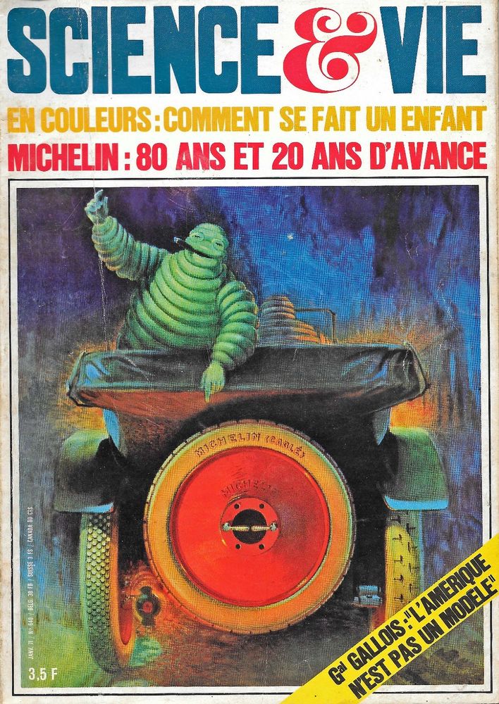 SCIENCE ET VIE n°640 1971  MICHELIN  POLAROID  BORDEAUX 2 Castelnau-sur-Gupie (47)