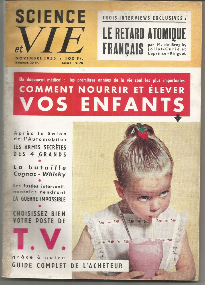 SCIENCE et VIE n� 458 de novembre 1955 - Le retard atomique 2 Montauban (82)