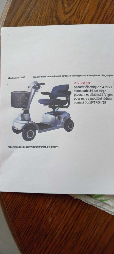 scooter+�lectrique+faire+offre+pas+au+dessous+de+800+� 1000 Soues (80)