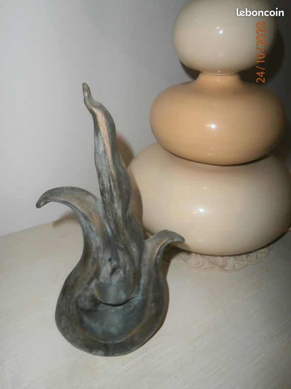 Sculpture feu de bois en terre cuite TBE 40 �pernon (28)