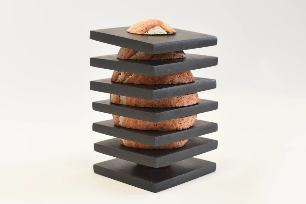 Sculpture Galet Rose Ardoise - D�coration Maison - Statue Ja 170 Dijon (21)