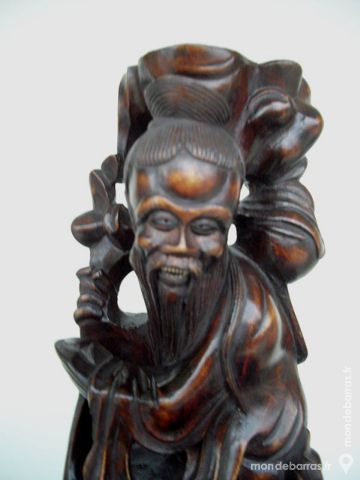Sculpture indochinoise en bois sculpté 120 Saint-Maur-des-Fossés (94)