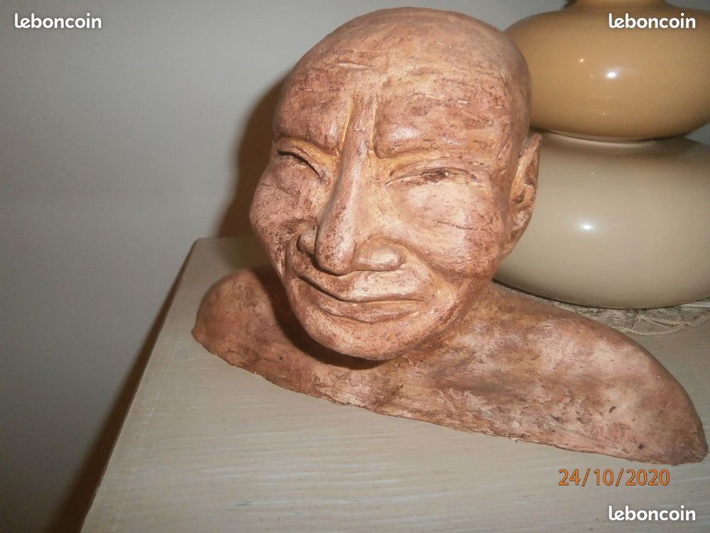 Sculpture viel homme chinoix creation tbe 80 �pernon (28)